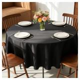 MRJ Round Tablecloth 90 Inch Washable Resistant...