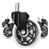 Office Chair Wheels, Heavy-Duty Replacement...