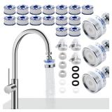 3 Pack Sink Water Filter Faucet, 360° Rotating...