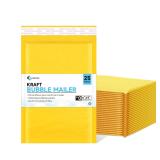Kkbestpack Kraft Paper Bubble Mailers #0, 6x10...