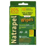 Natrapel Picaridin Insect Repellent Wipes  12...