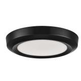 7.5 in. Disk Light LED Flush Mount with Night...