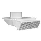 SoffitFlow 4-Inch Soffit Vent for Bathroom Fan...