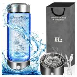 Hydrogen Water Bottle,Rechargeable Hydrogen...