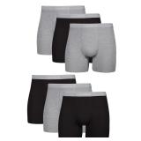 Hanes Boxer Briefs Small 6 Pack BlackGray