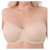 Vanity Fair 74380 Smoothing Strapless Bra 38C