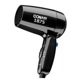 Conair Travel Folding Hair Dryer Black