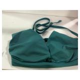 Teal Green Halter Bikini Swim Top 38DD