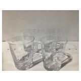 Target Brands Textured Drinking Glasses Small 4pk