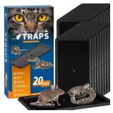 Lulucatch Sticky Mouse Glue Traps 20pk