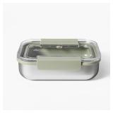 Figmint 3-Cup Stainless Steel Food Container