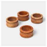 Threshold Wood Napkin Rings 4pk 94229201