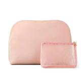 Sonia Kashuk Large Travel Makeup Bag Set 2pc Pink