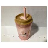 Pillowfort Unicorn Kids Tumbler With Straw Pink