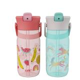Zak Designs Harmony Straw Water Bottles 18oz 2pk