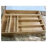 Bamboo Expandable Kitchen Drawer Organizer Tray