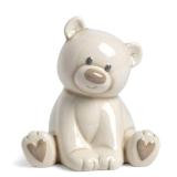 Demdaco Teddy Bear Ceramic Piggy Bank 7 x 5.5 Inch