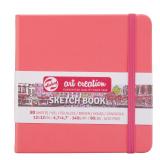 Talens Art Creation Sketchbook Coral Red 12x12cm