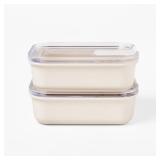 Figmint Food Storage Container Set 1 Cup 2pk