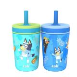 Zak Designs Bluey 15oz Tumbler 2pk