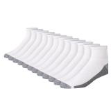 Hanes Double Tough Ankle Socks Size 6-12 12pk