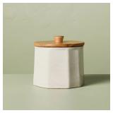 Hearth  Hand 94688438 Stoneware Canister 17 oz