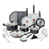 T-Fal 94444938 Ceramic Nonstick Cookware Set 20pc