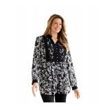 Woman Within Button-Front Floral Tunic Size 1X
