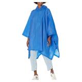 Totes Reusable Adult Rain Poncho Royal One Size
