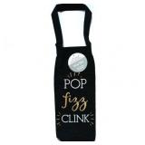 Horizon Group USA Black Canvas Wine Tote