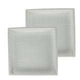 HC Companies Accent Square Plant Saucers 14 2pk