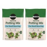 Miracle-Gro Indoor Seed Starting Potting Mix 2pk