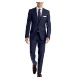 Calvin Klein Slim Fit Suit Pants Blue 38W x 30L