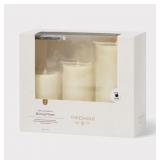 Threshold 4-Piece LED Pillar Candle Set