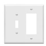 Enerlites 881131M-W 2-Gang Mid-Size Wall Plate