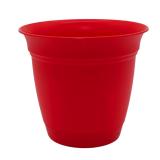 The HC Companies Eclipse 8 Round Planter Red