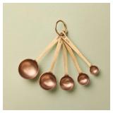 Hearth  Hand Copper Measuring Spoons 5pc Set