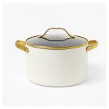 Figmint 6qt Nonstick Ceramic Aluminum Stock Pot