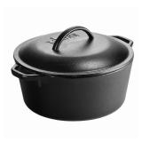 Lodge L8DOL3 Cast Iron Dutch Oven 5 Quart