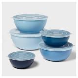 Room Essentials Plastic Mixing Bowl Set With Lids