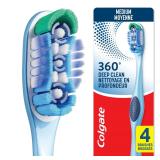 Colgate 360 Deep Clean Toothbrushes 4ct