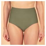 Lands End High Waist Tummy Control Bikini Bottom M