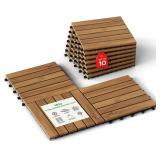 Idzo Acacia Interlocking Deck Tiles 9.6 Sqft