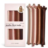 Kitsch Jumbo Satin Flexi Rods Rosewood 4pk