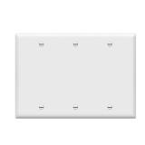 Enerlites 8803-W 3-Gang Blank Wall Plate White