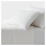 Threshold Queen Christmas Flannel Sheet Set White