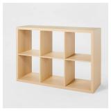 Brightroom 6 Cube Organizer Natural