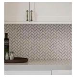 Floeberg Herringbone Glossy Porcelain Mosaic Tile