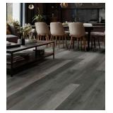 Pelican Gray Luxury Vinyl Plank Flooring 7x48in