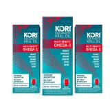 Kori Krill Oil Omega-3 400mg 90ct 3pk